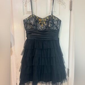 Strapless Semi-formal knee length dress